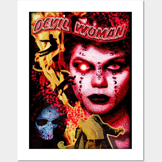 Devil Woman Wall Art by Daily Detour